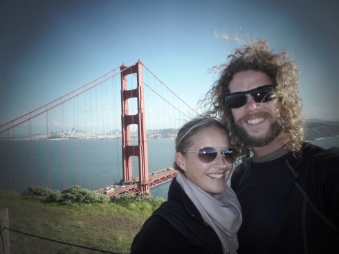 The first picture of us back in the States.